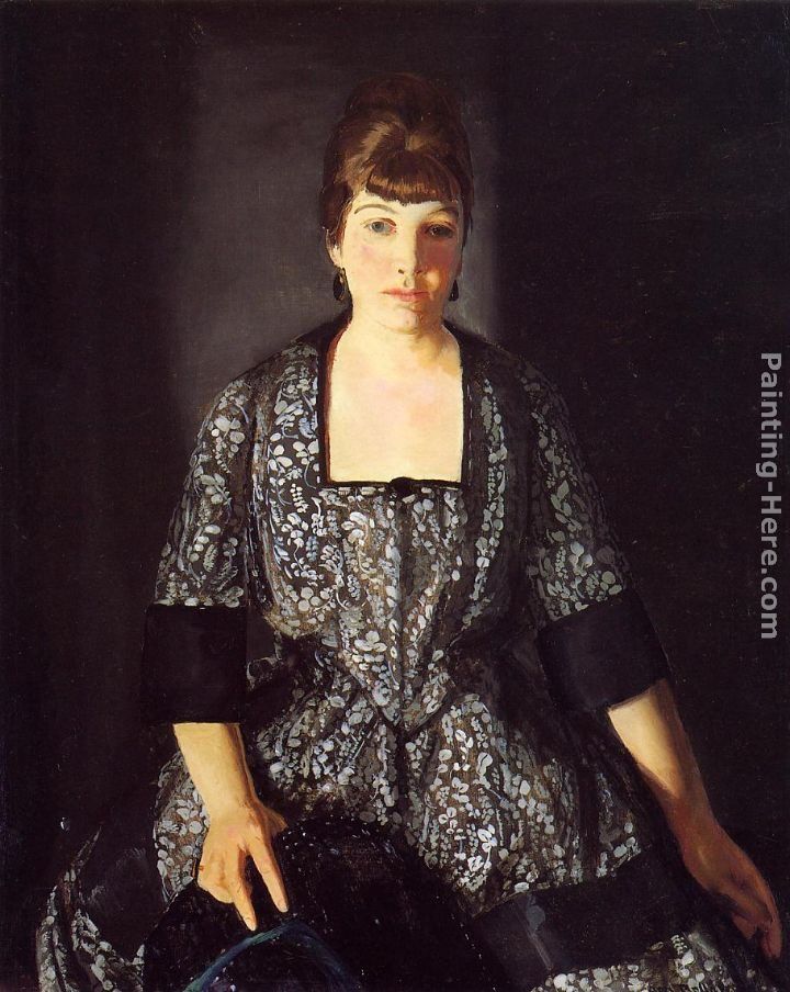 George Wesley Bellows Emma in the Black Print